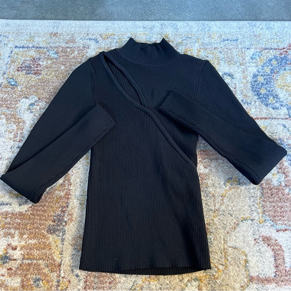 ribbed long-sleeve🖤